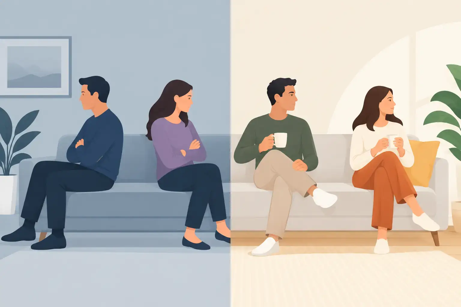 Stonewalling Versus Healthy Space in Marriage